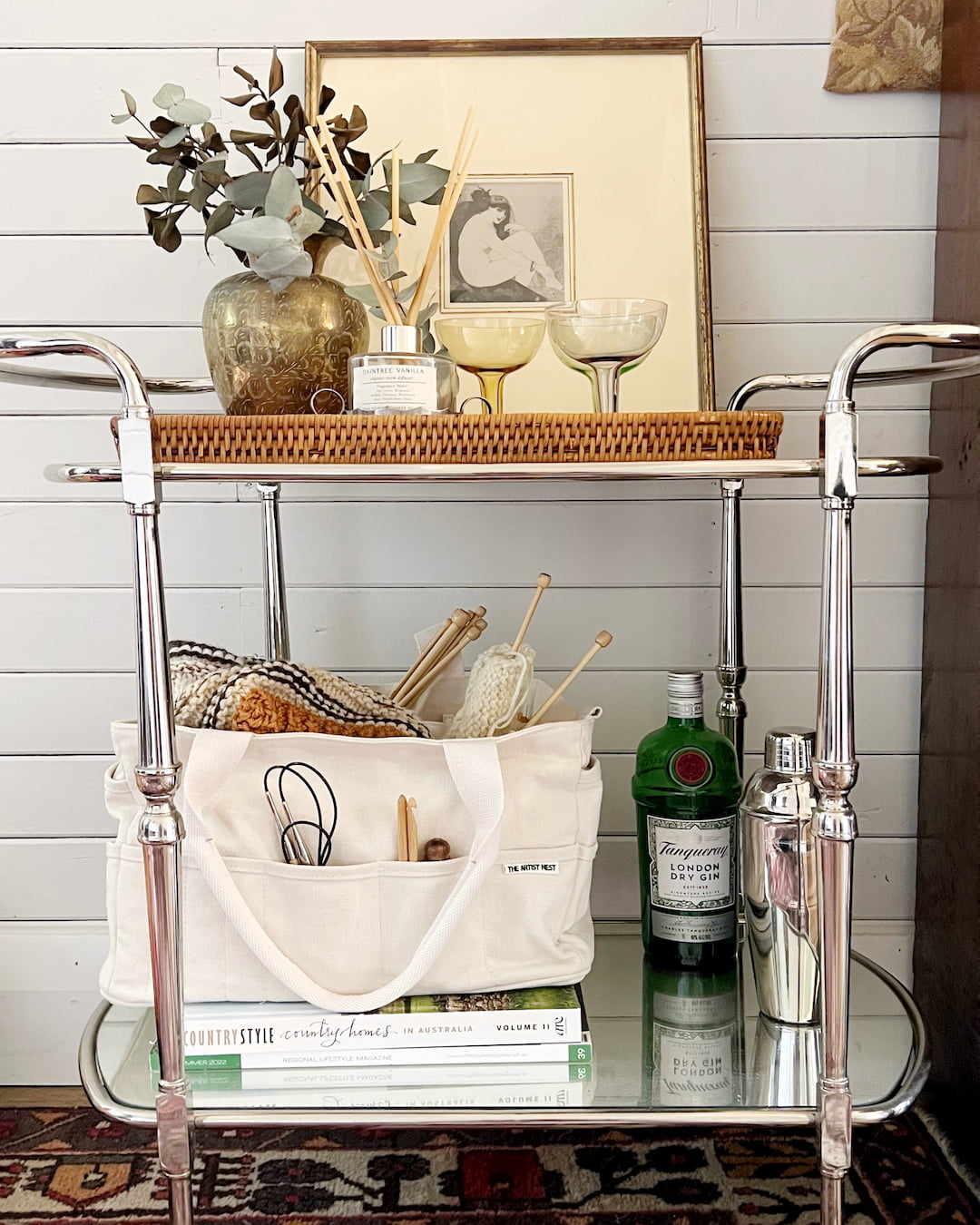 Drift - White Pottery Tool Bag