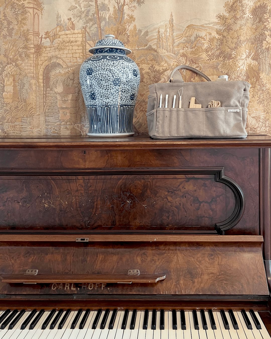 Paperbark - Grey Pottery Tool Bag