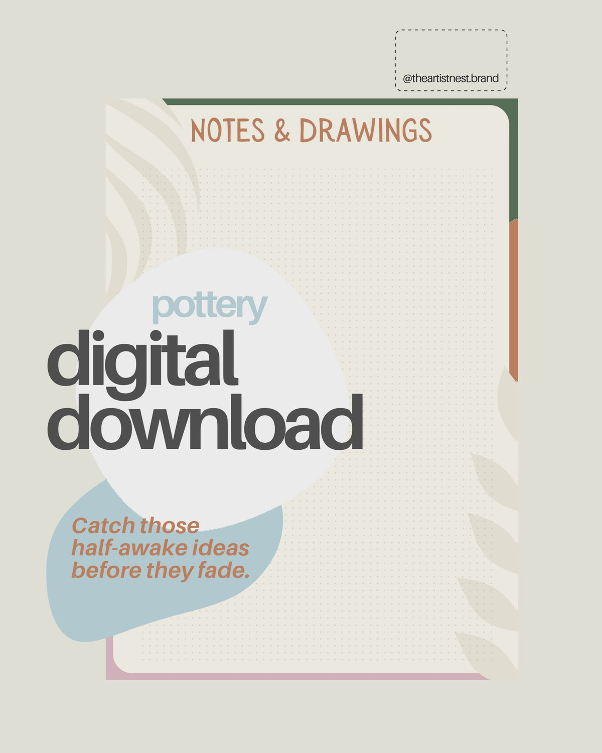Notes & Drawings Template - Digital Download – The Artist Nest