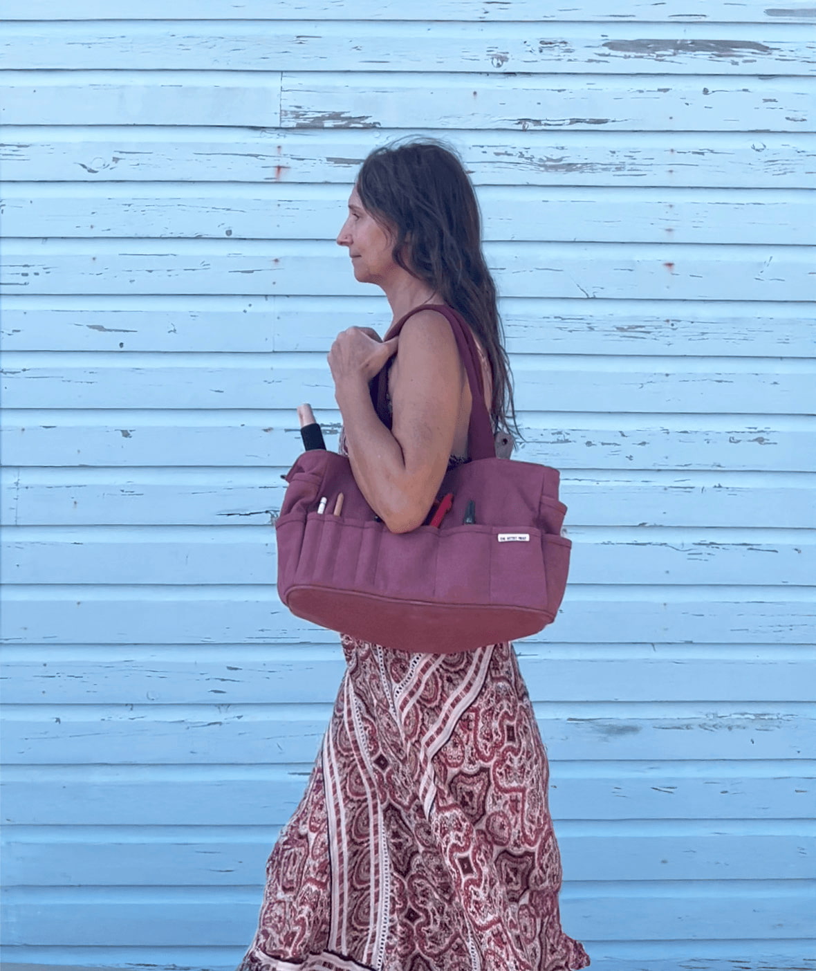 Waratah - Red Pottery Tool Bag